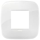 VIMAR SPA - VIW19672.B66 PLACCA ROUND 2M REFLEX GHIACCIO TOT.LOOK