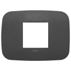 VIMAR SPA - VIW19682.21 PLACCA ROUND 2M CENTRALI GRAFITE MATT