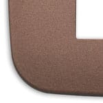 VIMAR SPA VIW19682.24 PLACCA ROUND 2M CENTRALI BRONZO MATT