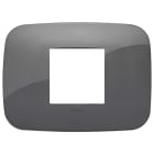 VIMAR SPA - VIW19682.82 PLACCA ROUND 2M CENTRALI GRIGIO