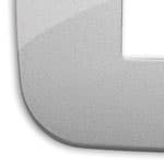 VIMAR SPA VIW19682.89 PLACCA ROUND 2M CENTRALI SILVER