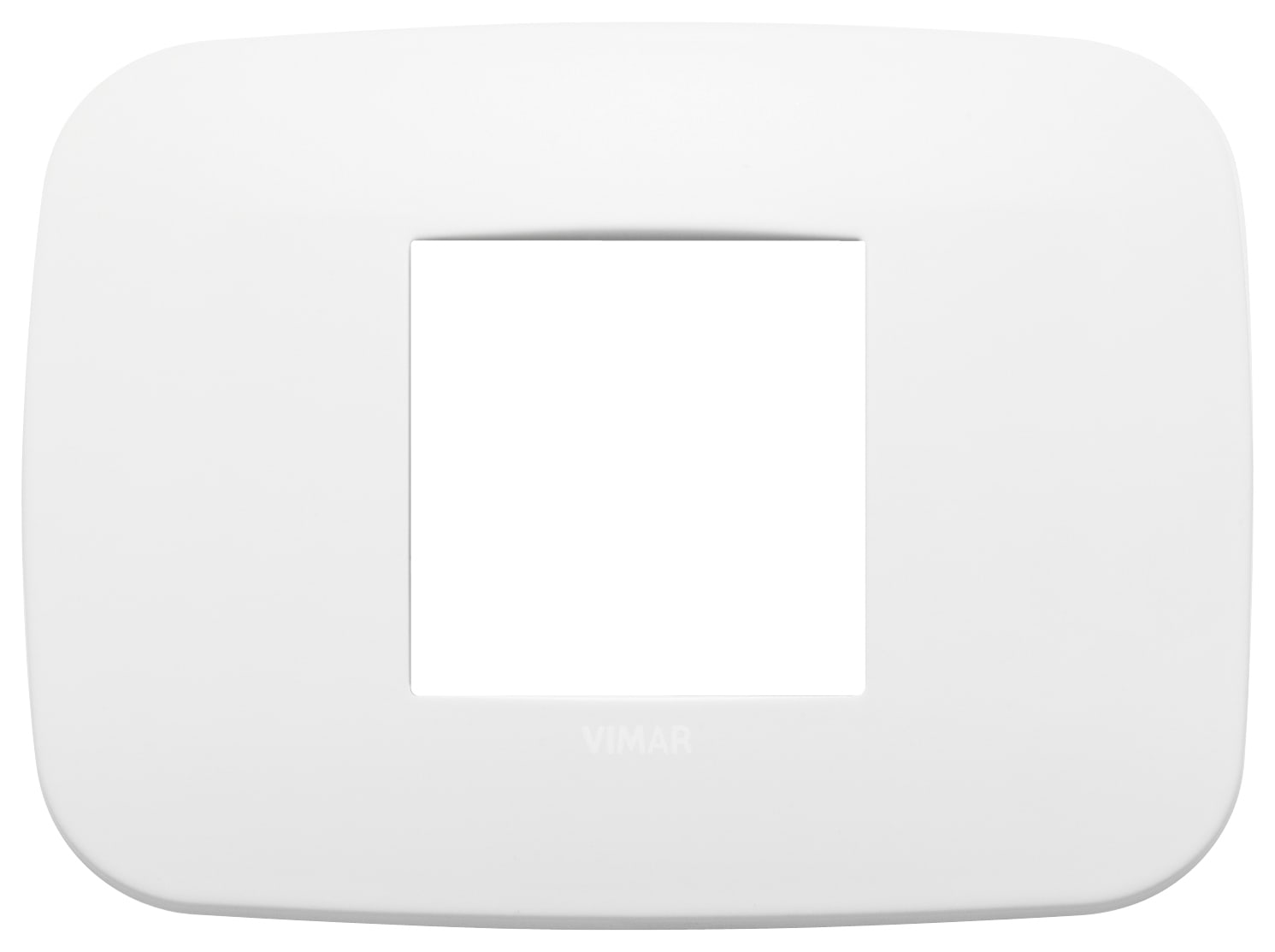 VIMAR S.P.A. - VIW19682.B26 PLACCA ROUND 2MC POLAR MATT TOTAL LOOK