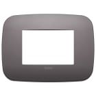 VIMAR SPA - VIW19683.29 PLACCA ROUND 3M NICHEL DARK