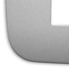 VIMAR SPA - VIW19684.23 PLACCA ROUND 4M ARGENTO MATT