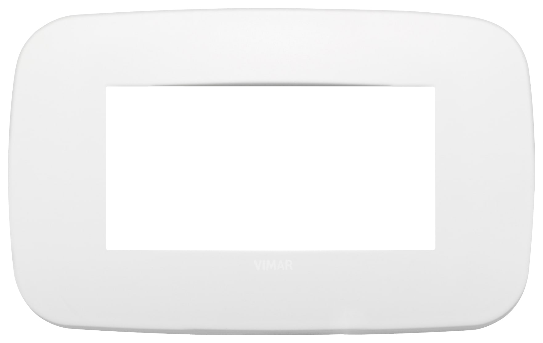 VIMAR S.P.A. - VIW19684.B26 PLACCA ROUND 4M POLAR MATT TOTAL LOOK