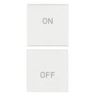 VIMAR SPA - VIW19751.1.B DUE MEZZI TASTI 1M SIMBOLI ON/OFF BIANCO