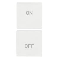 VIMAR S.P.A. - VIW19751.1.B DUE MEZZI TASTI 1M SIMBOLI ON/OFF BIANCO