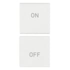 VIMAR SPA - VIW19751.1.B DUE MEZZI TASTI 1M SIMBOLI ON/OFF BIANCO