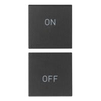 VIMAR S.P.A. - VIW19751.1 DUE MEZZI TASTI 1M SIMBOLI ON/OFF GRIGIO