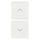 VIMAR SPA - VIW19751.2.B DUE MEZZI TASTI 1M SIMBOLI FRECCE BIANCO