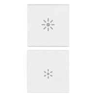 VIMAR S.P.A. - VIW19751.3.B DUE MEZZI TASTI 1M REGOLAZIONE BIANCO