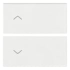 VIMAR SPA - VIW19752.2.B DUE MEZZI TASTI 2M SIMBOLI FRECCE BIANCO