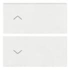 VIMAR SPA - VIW19752.2.B DUE MEZZI TASTI 2M SIMBOLI FRECCE BIANCO