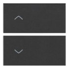 VIMAR SPA - VIW19752.2 DUE MEZZI TASTI 2M SIMBOLI FRECCE GRIGIO