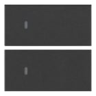 VIMAR SPA - VIW19752 DUE MEZZI TASTI 2M NEUTRO PERS. GRIGIO