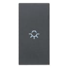 VIMAR SPA - VIW20131.L TASTO 1M SIMBOLO LUCE ASSIALE GRIGIO