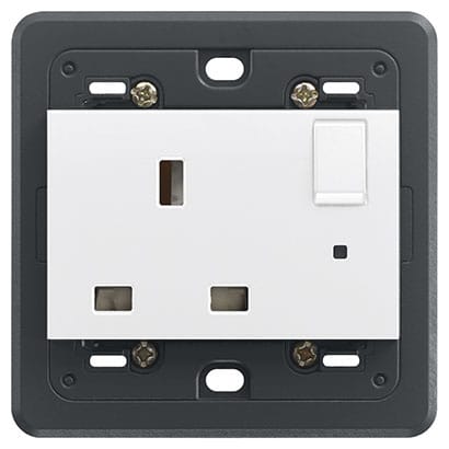 VIMAR SPA VIW20221.L.B PRESA 2P+T 13A INGLESE INTERR. BIANCO