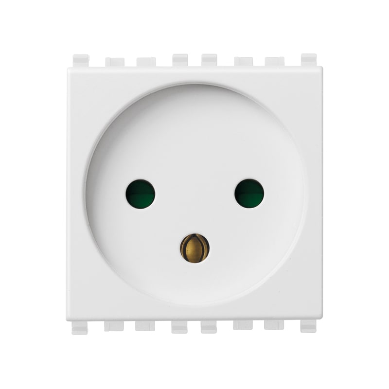 VIMAR SPA VIW20240.B PRESA SICURY 2P+T 16A ISRAELIANO BIANCO