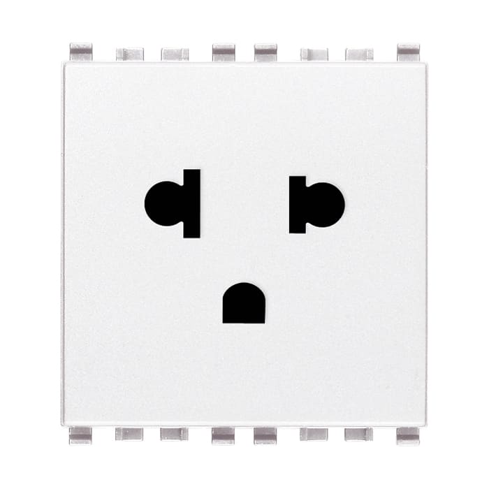 VIMAR SPA VIW20248.B PRESA SICURY 2P+T 16A USA+EU BIANCO