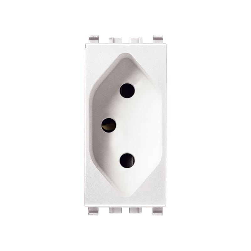 VIMAR SPA VIW20264.B PRESA SICURY 2P+T 10A BRASILIANO BIANCO