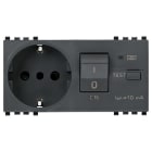 VIMAR SPA - VIW20286 PRESA 2P+T 16A P30 INTB+MTDIFFC16 GRIGIO