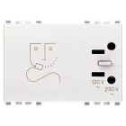 VIMAR SPA - VIW20290.B PRESA PER RASOIO 230V BIANCO