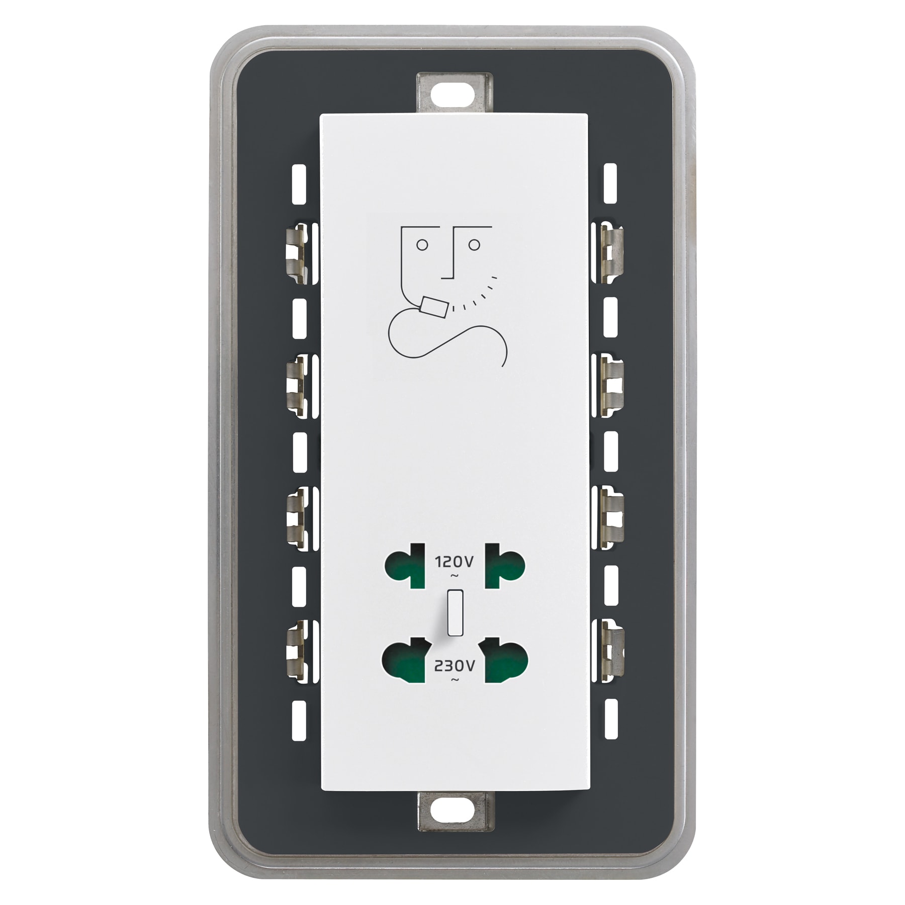 VIMAR SPA VIW20291.B PRESA PER RASOIO VERTICALE 230V BIANCO