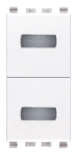 VIMAR S.P.A. - VIW20388.B DOPPIA SPIA NEUTRA BIANCO