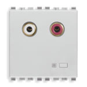 VIMAR S.P.A. - VIW14582.SL INGRESSO AUDIO RCA 2M SILVER