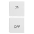 VIMAR SPA - VIW20751.1.B DUE MEZZI TASTI 1M SIMBOLI ON/OFF BIANCO