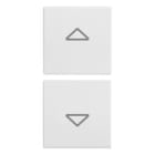 VIMAR SPA - VIW20751.2.B DUE MEZZI TASTI 1M SIMBOLI FRECCE BIANCO