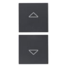 VIMAR SPA - VIW20751.2 Due mezzi tasti 1M simboli frecce grigio