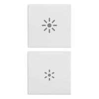 VIMAR S.P.A. - VIW20751.3.B DUE MEZZI TASTI 1M REGOLAZIONE BIANCO