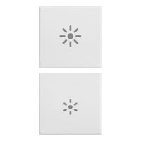 VIMAR S.P.A. - VIW20751.3.B DUE MEZZI TASTI 1M REGOLAZIONE BIANCO