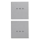 VIMAR SPA - VIW20751.N Due mezzi tasti 1M neutro pers. Next