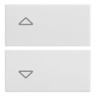 VIMAR SPA - VIW20752.2.B DUE MEZZI TASTI 2M SIMBOLI FRECCE BIANCO