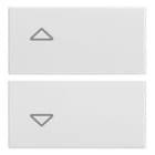 VIMAR SPA - VIW20752.2.B DUE MEZZI TASTI 2M SIMBOLI FRECCE BIANCO