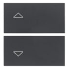 VIMAR SPA - VIW20752.2 DUE MEZZI TASTI 2M SIMBOLI FRECCE GRIGIO