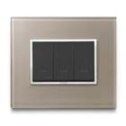 VIMAR SPA - VIW21653.74 PLACCA 3M OPALE BRUNO