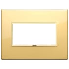 VIMAR SPA - VIW21654.G09 PLACCA 4M ORO TOTALE LUCIDO