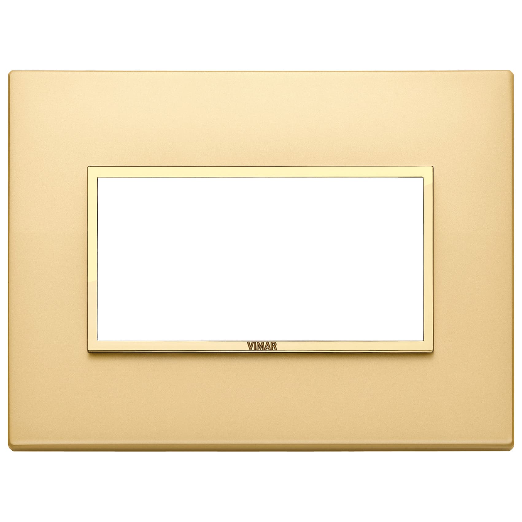 VIMAR SPA VIW21654.G10 PLACCA 4M ORO TOTALE SATINATO