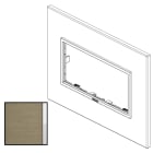 VIMAR SPA - VIW21654.05 PLACCA 4M BRONZO SCURO