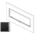 VIMAR SPA - VIW21657.76 PLACCA 7M NERO DIAMANTE