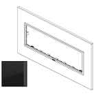 VIMAR SPA - VIW21657.88 PLACCA 7M NERO TOTALE DIAMANTE