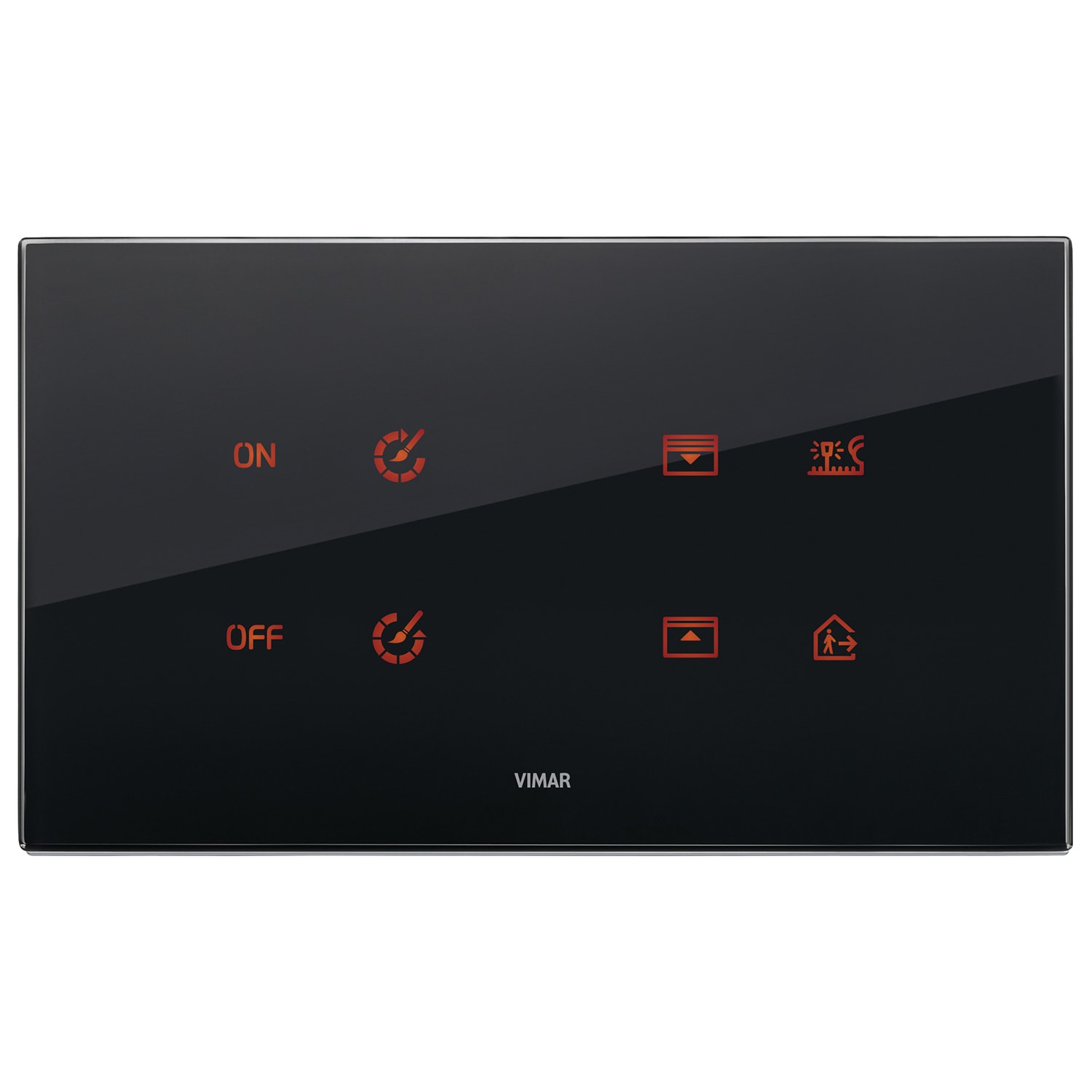 VIMAR SPA VIW21667.76 PLACCA 5MBS (2+BLANK+2) NERO DIAMANTE