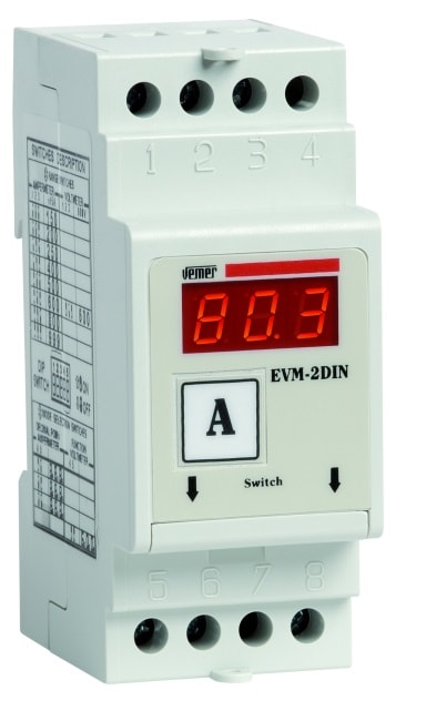 VEMER SPA VEMVM260700 EVM-2DIN VOLT/AMP. 600V-X/5AAC 230VA