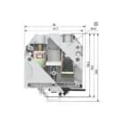 WIELAND ELECTRIC SRL - WIE57.597.0155.0 FEED-THROUGH TERMWKN 150 / U /V0