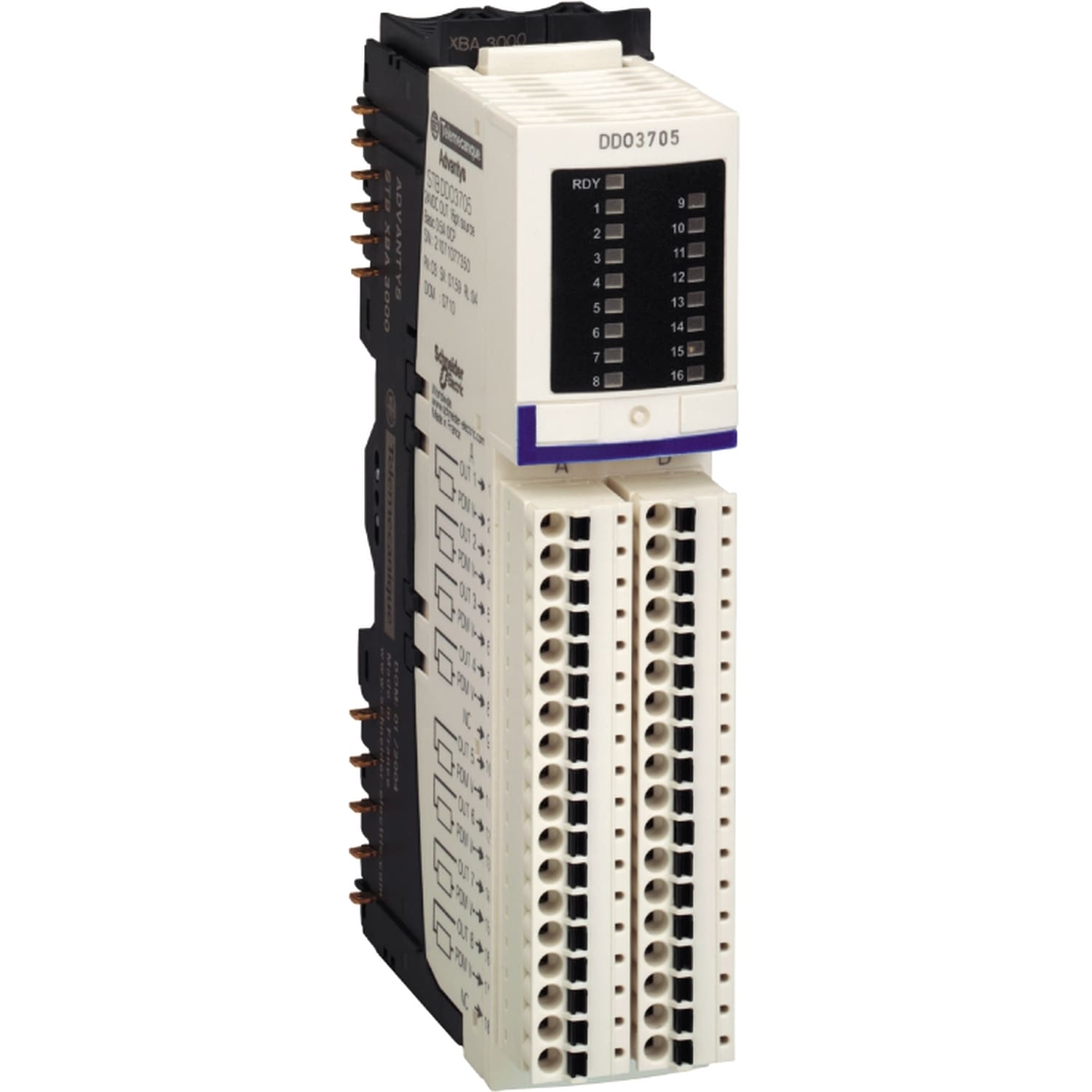 SCHNEIDER ELECTRIC SNRSTBDDO3705KS KIT MOD+CONN+BASE 24VDC OUT16PTSINKBASIC