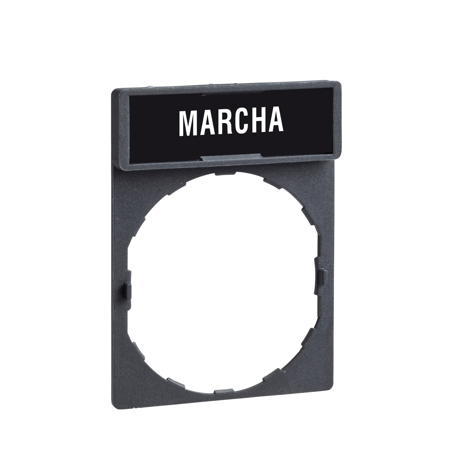 SCHNEIDER ELECTRIC - SNRZBY2403 PORTA ETICHETTA+ETICHETTA MARCHA