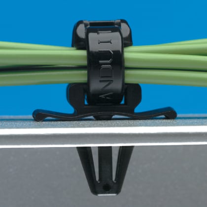 PANDUIT - PANPWMS-H25-M0 CABLETIEMNT,WINGEDPSHMNT,WR,BL,PK1000